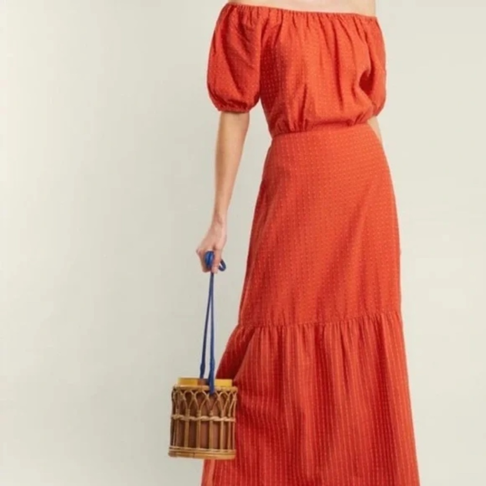 Ace & Jig Quince Maxi Dress in Sriracha Size Medium